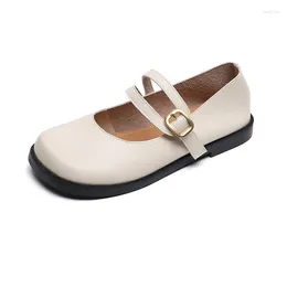 Casual Shoes Spring Summer Women Flats Brand Ladies Mary Janes Fashion Woman Boat Plus Size 42 A4716