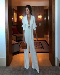 elegant evening formal dresses 2020 Long Sleeve Sashes Rompers Jumpsuit Bodycon Bodysuits New Designer Robes Prom Party Gowns robe7367997