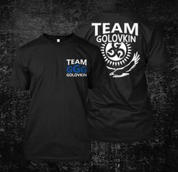 Men039s TShirts Gennady Golovkin Team Boxinger Tshirt Cool Casual Short Sleeve Cotton T Shirt Fashion Print Tees For Men Hara4893318