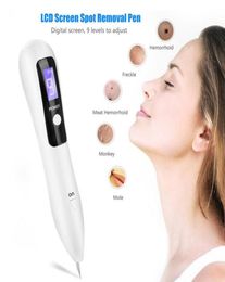 Portable LCD Display Plasma Pen tattoo Mole Removal pen Dark Spot Remover for face body skin tags Freckle remover Point Pen Beauty4959452