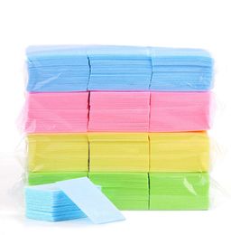 600pcslot Nail Polish Remover Cotton Pad Nail Wipe Napkins Manicure Pedicure Gel Tools Lint Wipes Hard Napkins RRA20868473965