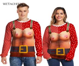 Christmas Men039s Sweater Red Dot Funny Ugly Christmas Oversized Unisex Jumpers Tops Winter New Year Sweaters Couples 2020 Clot6335128