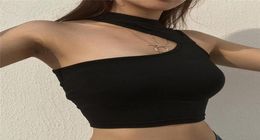 Women039s Tanks Camis Summer Sleeveless Sexy Women Girls Vest Crop Top Shirt Blouse Casual Slim Black S M L XL2535035