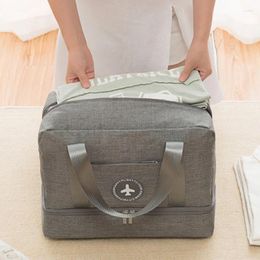 Duffel Bags Travel Organiser Bag Luggage School Man Women Carry On Dry Wet Separation Storage Bolsas