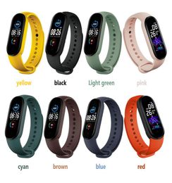 2020 New M5 Call Smart Watch Smartband Sport Fitness tracker Smart Wristbands Blood Pressure Real Heart Rate Monitor Waterproof Sm8650067