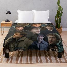 Blankets Will Graham Po Collage Throw Blanket Soft Big Comforter Flannel Fabric