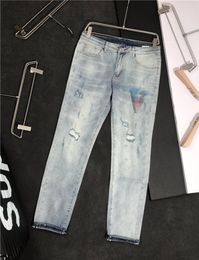 Arrivals Luxyry Mens Designer Jeans Button Zipper Slim Jean s Casual Pants Top Quality High Street Destroyed Biker Denim Size W299426320