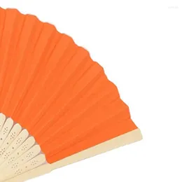 Decorative Figurines 24 PCS Hand Bamboo Folding Fans Handheld Paper For Wedding Parties And Home Decoration Durable