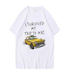 Tom Holland Same Style Tees I Survived My Trip To NYC Print Tops Casual Streetwear Men Women Unisex Fashion T Shirt5542839