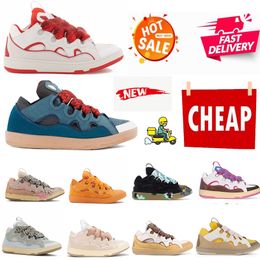 sneakers top designer shoes trainers mens shoes walk Luxury men women leather pale blue black gum white grey multi-color red Pink mens casual sneakers womens EUR 35-46