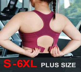 Cloud Hide S 5XL Sports Top Women Yoga Bra Push Up ssiere BH Gym Shirt Fitness Shockproof wear Plus Size 2205182218896