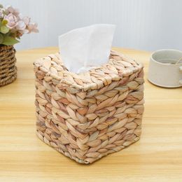 Bottles Tissue Box Cover Woven Holder Decorative Facial Multifunctional Handmade Boxes For Home Office