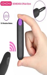 Wireless Remote Control Bullet Vibrators Sex Toy for Woman 10 Modes Mini Vibrator Gspot Clitoris Stimulator Anal Dildo Vibrator Y5804845