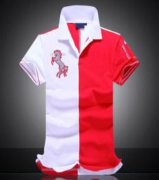 Polo Shirt Men Big Horse Camisa Solid Short Men039s clothing brand Big Horse Embroidery Summer style short sleeve soild color3322164