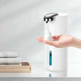 Liquid Soap Dispenser 380ml Automatic Wall Mounted Touchless Foam USB Charging Infrared Sensor For Bathroom Kitchen