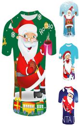 2020 New Funny T shirts Christmas Tshirts Men Xmas Tshirts Casual Santa Claus T shirt 3d Snowman Print Party Tshirt Man Clothes5074647