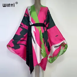 Summer Fashion Beach Wear Swim Suit Cover Up Sweet Lady Boho Cardigan With Belted Sexy Holiday Long Sleeve Kimono