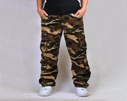 Men039s Pants Sweatpants Jogging Hip Hop Outdoor Camouflage Loose Straight Overalls Multipocket Casual80895954242588