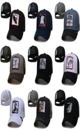 2022 Men039s Fan039s Cartoon Adjustable Hat Gray Color Mesh Golf Visor One Size Hats Hip Hop Flat Brim Baseball Charac1171871