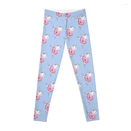 Active Pants Ballerina Mouse Fan Art Leggings Women's Sport Golf Wear Fitness Set Women Gym