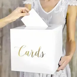 Party Supplies White Wedding Card Box Voting Gatherings Reception Envelope Money Receiving For Graduation