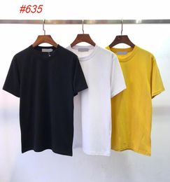 Brand designed 635 Summer Fashion Classic Tshirt Round Neck 3 color Casual Men039s shortsleeved Tee shirts M2XL3311449