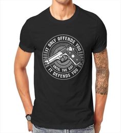 Men039s T Shirts 2nd Amendment America Control Gun Pride Right Second Skull Tshirt Art Cotton Round Nevk Men Clothing3894069