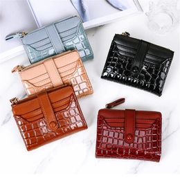 Storage Bags Top Grade Women PU Leather Short Wallet Ladies Fashion ID/ Holder Coin Purse Female Money Pouch Handbag