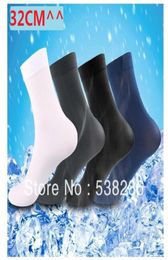 Wholesock long 20pairslotMen stockings ultrathin bamboo fibre socks colors black white blue gray2116288