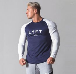 Men039s TShirts Long Sleeve Quick Dry Tshirt Gym Fitness T Shirt Male Running Sports Jogging Workout Training Tees Tops9978301