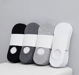 5Pairlot Fashion Happy Men Boat Socks Summer Autumn Nonslip Silicone Invisible Cotton Socks Male Ankle Sock slippers Meia4932861