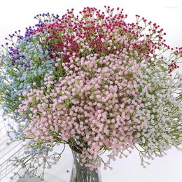 Decorative Flowers 1/3pcs Artificial Fake Gypsophila White Babys Breath 63cm Festival Party Decoration Wedding Home DIY