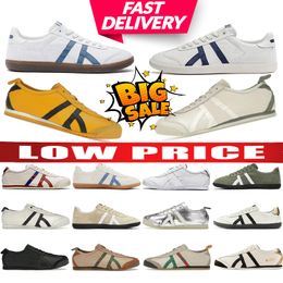2024 New Designer Women Man Black green Leather Lace Up trainer casual shoes Luxury Canvas Shoes Beige white Rubber Sole Embroidered Vintage Casual Sneaker size 36-45