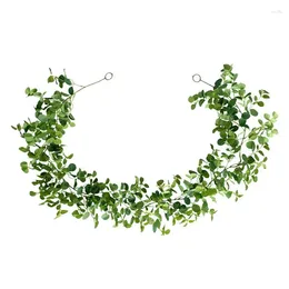 Decorative Flowers Artificial Vines 70in Long Green Decorations Fake Wall Ever Realistic Dense Leaves For Garden Balcony Birthday