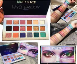 Beauty Glazed Mysterious Mercury Eyeshadow Palette Retrograde Makeup Eye shadow Palette 18 Colours Ultra Shimmer Matte Nude Brand C2804815