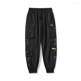 Men's Pants Women's Elastic Waist Loose Street Work Fashionable Ankle Length Jogging Casual