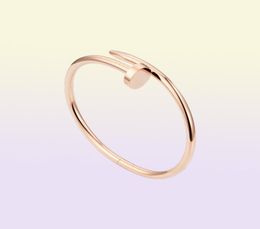 Bangle Classic Nail Bracelet Bracelets Designer For WomenMen Gold Bracelet Luxury Jewellery Titanium Steel GoldPlated Never 6363153