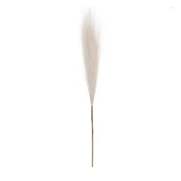 Decorative Flowers Pampas Grass Vase Tall And Fluffy Artificial Reed With Branch Faux Bulrush For Filler