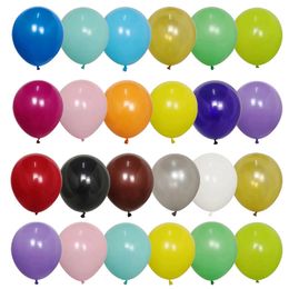 100pcs 10Inch Latex Balloons Birthday Theme Party Decoration Baby Shower Kids Inflatable Toy Anniversary Supplies Matte Globos 240514