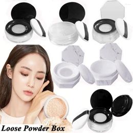 Storage Bottles For Travel With Sieve Repacking Box Makeup Jar Loose Powder Cosmetic Container Sifter