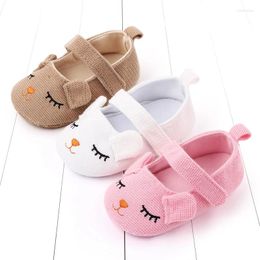 First Walkers Suefunskry Baby Girl Cartoon Flats Infant Cloth Walker Crib Shoes For Party Festival Shower