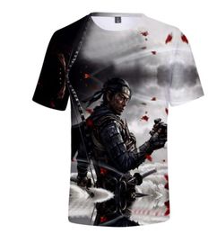 Men039s TShirts Ghost Of Tsushima TShirt Game 3D Printing Streetwear Men Women Kids Short Sleeve T Shirt Samurai Cosplay Hip 3574060