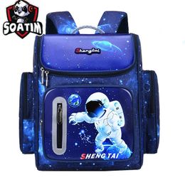 Waterproof Children School bags Boys Kids book bag Cartoon Schoolbag Orthopaedic Primary School backpack mochilas infantil 240515