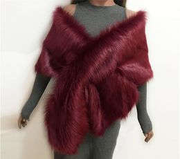 Lanshifei new style top quality shawl faux fur scarf infinity scarf imitation rabbit fur cape Y181020109016270