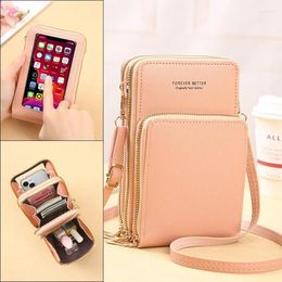 Wallets Girl Women Wallet Soft Pu Leather Luxury Handbags Large Capacity Mobile Phone Purse Clutch Crossbody Bags Shoulder Bag
