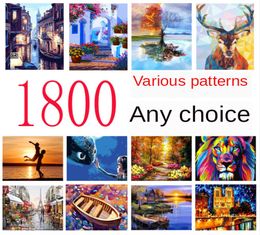 DIY Digital Oil Painting Handpainted 4050cm Digital Pigment Decorative Painting Floral Landscape Animal Life Seascape Painting B7782479