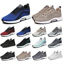 Style25 GAI Men Running Shoes Designer Sneaker Fashion Black Khaki Grey White Red Blue Sand Man Breathable Outdoor Trainers Sports Sneakers 40-45