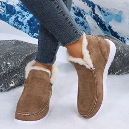 Boots European American Lightweight Snow Women's 2024 Winter Thickened Anti Slip Soft Sole Warm Cotton Shoes Zapatos Mujer