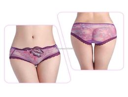 Lace Flower Rose Embroidery Panties Briefs sexy Low Waist Panty lingerie Underwear Fashion for Women Clothes will and sandy Drop S5098979