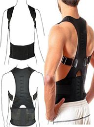 Adjustable Posture Support Brace Magnet Therapy Straps Back Neck Corrector Spine Support Brace DC886278963